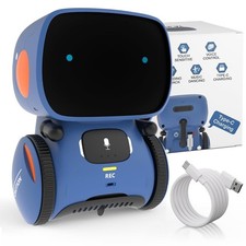 Robot Toys for Girls and Boys Rechargeable, Touch and Voice Control Robots In...