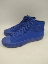 PF Flyers Sandlot Center Hi Men's 9.5 Women's 11 Blue Canvas High Top Sneakers