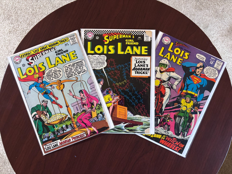 (Lot of 3 Comics) Superman's Girlfriend Lois Lane #58 #72 #83 DC 1965 Neal Adams