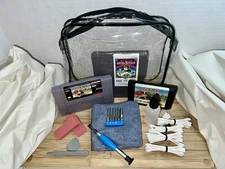 NEW 8 Bit Security Tools and Cleaning Kit for Retro Games Like SNES NES Genesis