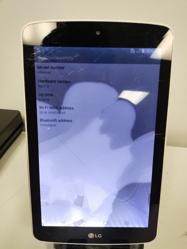 LG G Pad F 7.0" LK430 8GB White Android Tablet Broken Display - Picture 10 of 11