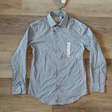 NWT Goodfellow  Co Men's Long Sleeve Button Down Shirt Blue Size S