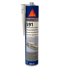 SIKAFLEX 591 SIKA MARINE ADHESIVE SEALANT WHITE 300ml Can be Over Painted NEW