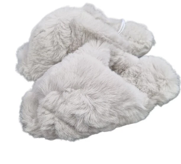 Inc faux store fur slippers