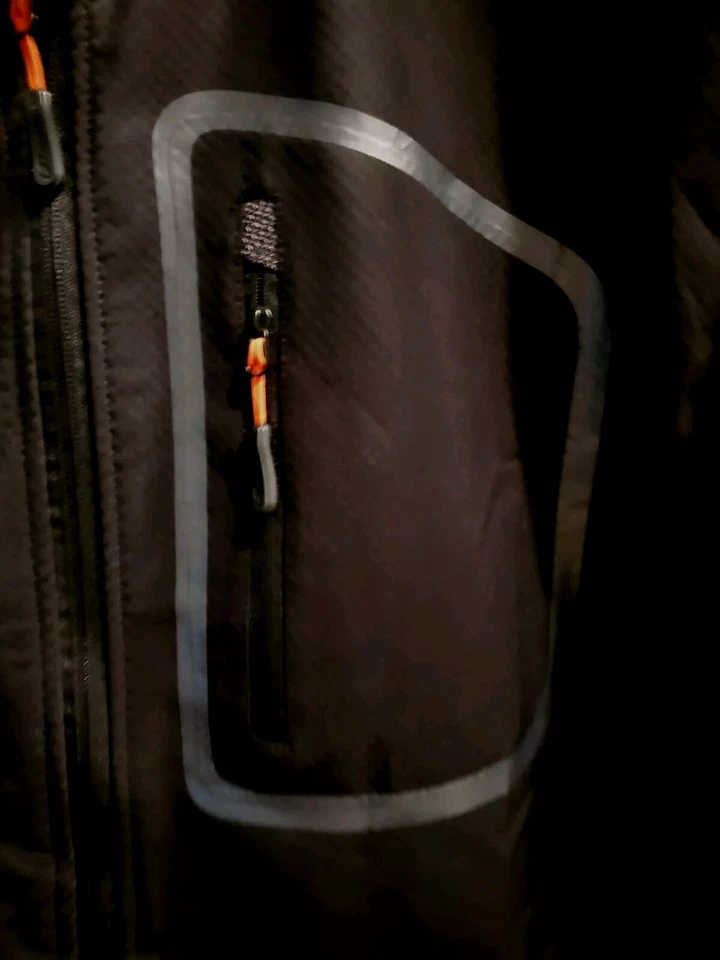 Sudadera con capucha cortavientos impermeable para hombre de Hannah negra talla XL NUEVA SIN ETIQUETAS Foto 2 de 4