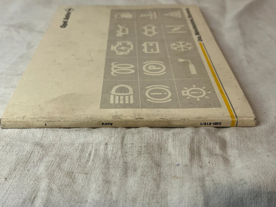 LIBRETTO USO E MANUTENZIONE OPEL ASTRA FEBBRAIO 1992 IN ITALIANO - Immagine 4 di 4