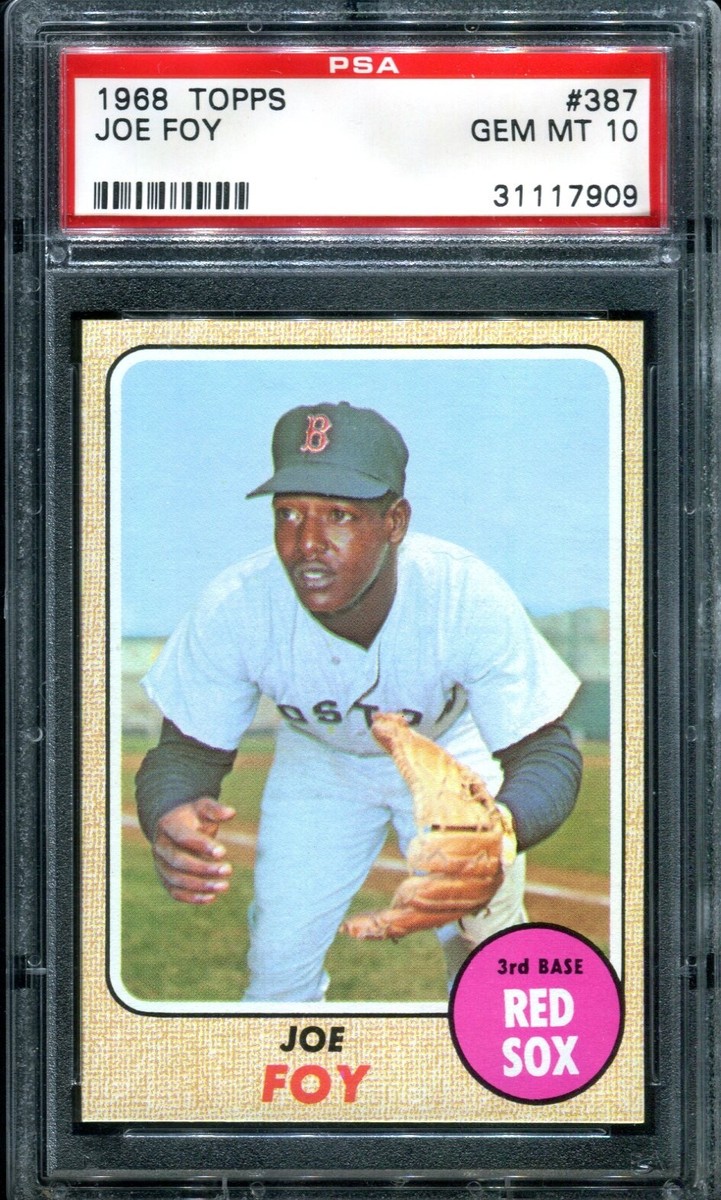 1968 TOPPS #387 JOE FOY PSA 10 31117909 | eBay