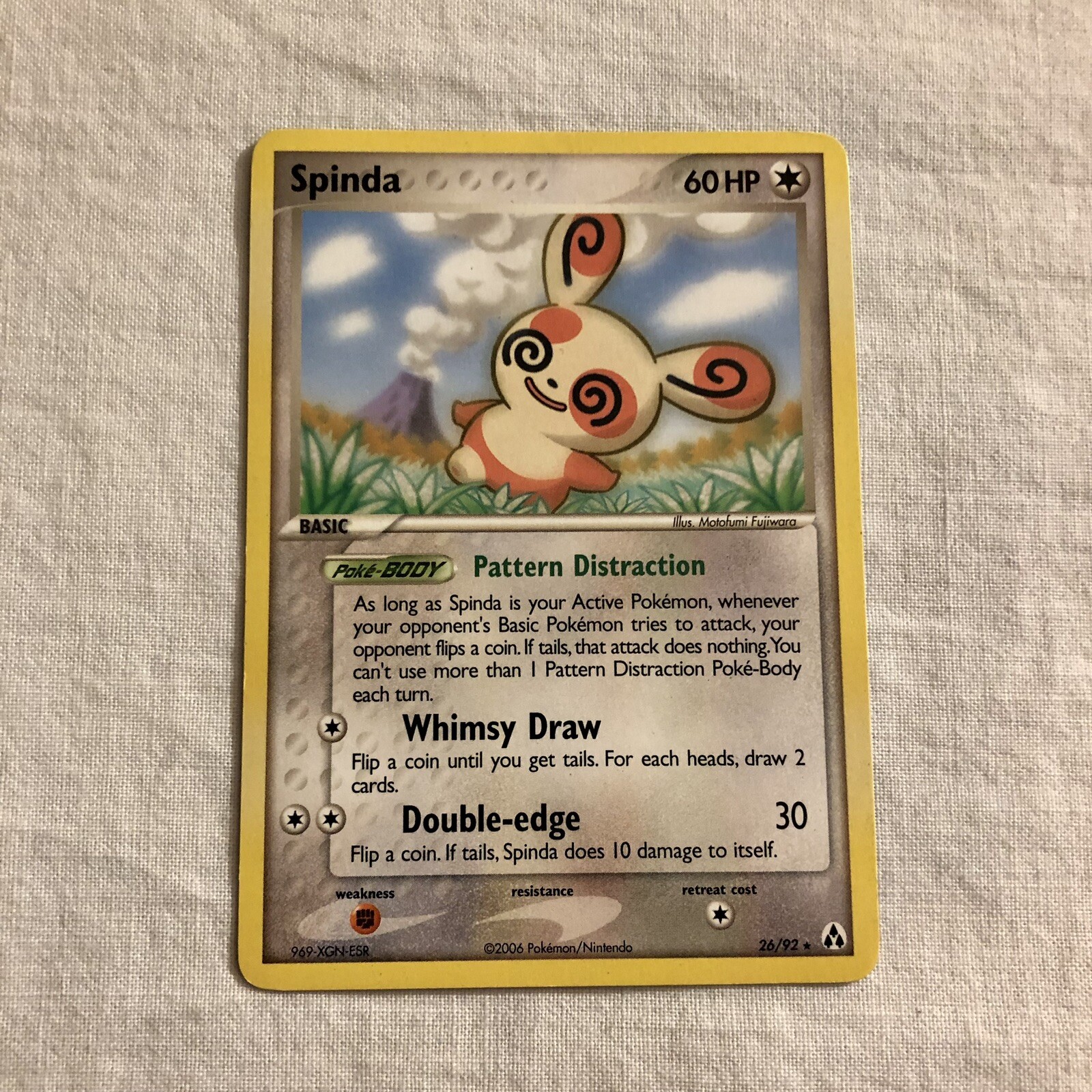Spinda 26/92 Rare EX Legend Maker NM Pokemon card