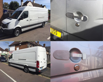 Mercedes Sprinter 2006-2018 Heck und Seiten Tür Slam Lock Griff Kits