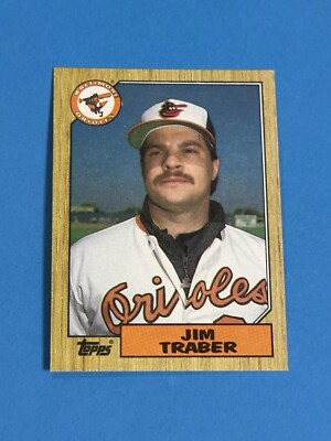 1987 Topps Jim Traber #484 Baltimore Orioles (W) | eBay