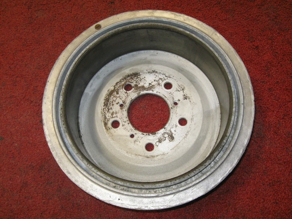 1956 1957 1958 1959 Mercedes Benz 220S W180 Aluminum Finned Front Brake Drum Foto 2 de 4
