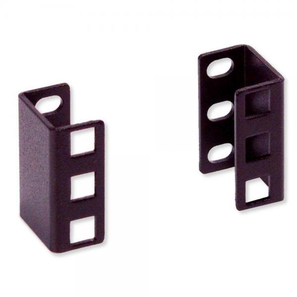 Techly Professional Coppia di Adattatori di Profondit&agrave; Guide per Rack 1U