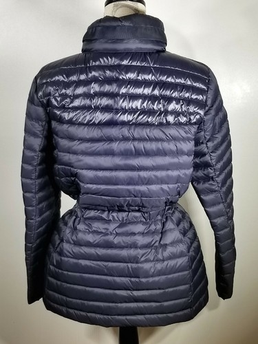 Michael by Michael Kors Drawstring-Waist Padded Jacket, Navy, Women's Size Large - Picture 4 of 8