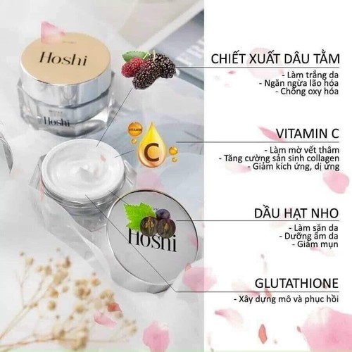 Hoshi 1 cream, 1 serum, 1 sunscreen, 1 toner, 1 cleanser, 1 collagen, Authentic - Picture 3 of 10