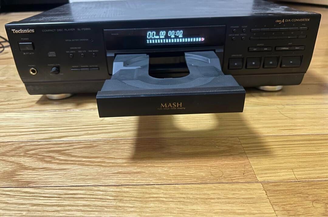 Technics SL-PS860 Technics Compact Disc Player Black Tested Technics SL-PS860 Technics Compact Disc Player Black Tested