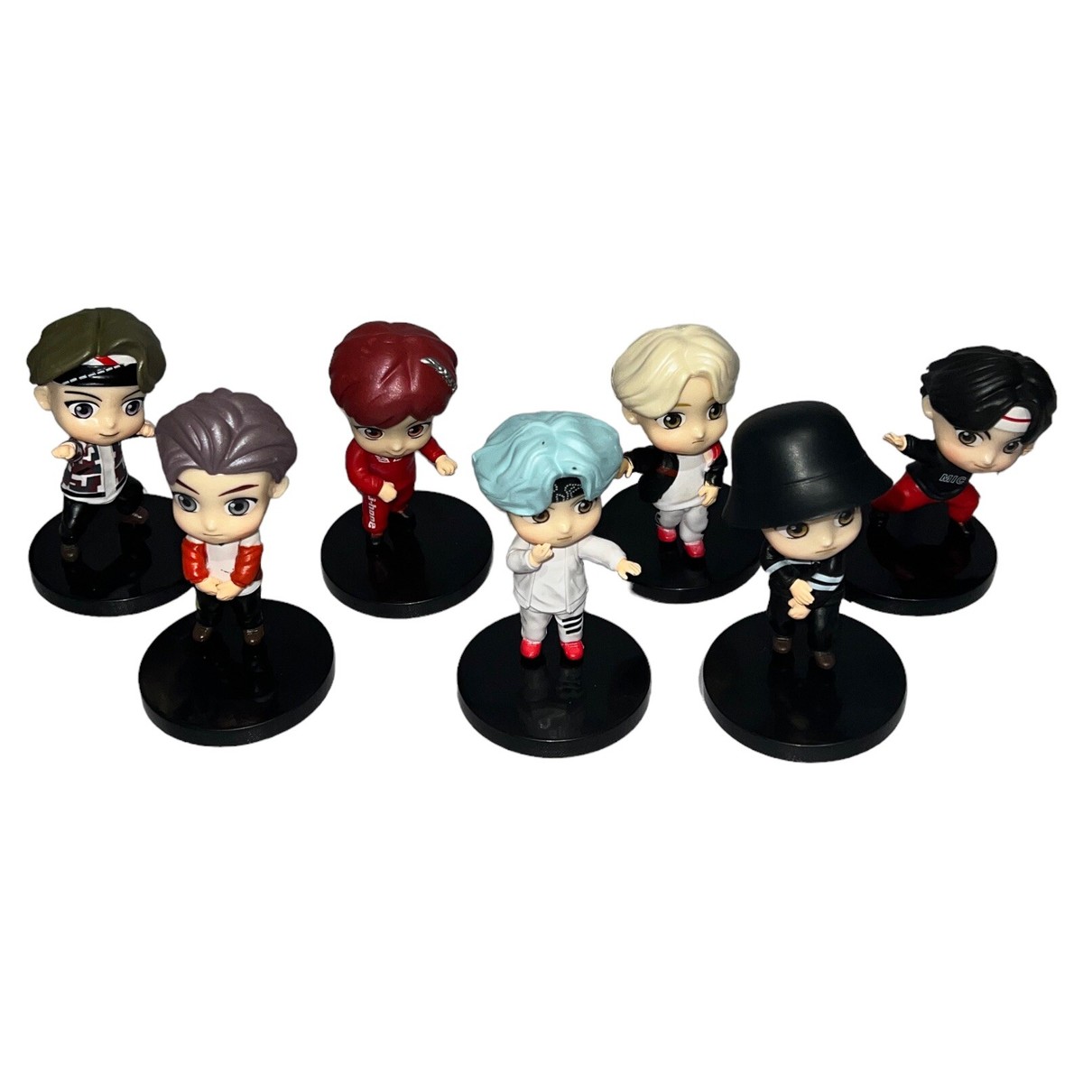 BTS Mic Drop タイニー・タン フィギュア セット K Pop BTS Tiny Tan Cute Chibi Mic Drop 8 cm Dancing Dolls