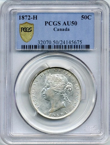 1872 Canada 50 Cents — photo from another recent sale