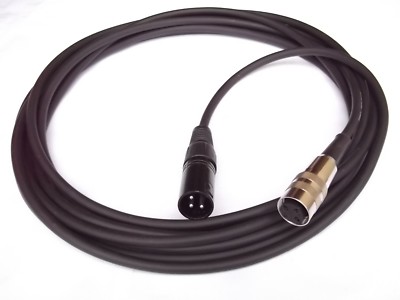 3M KLEIN TUCHEL AUF XLR ADAPTER Sennheiser MD421 MKH 405T 416T Beyer M260 M88 GSP