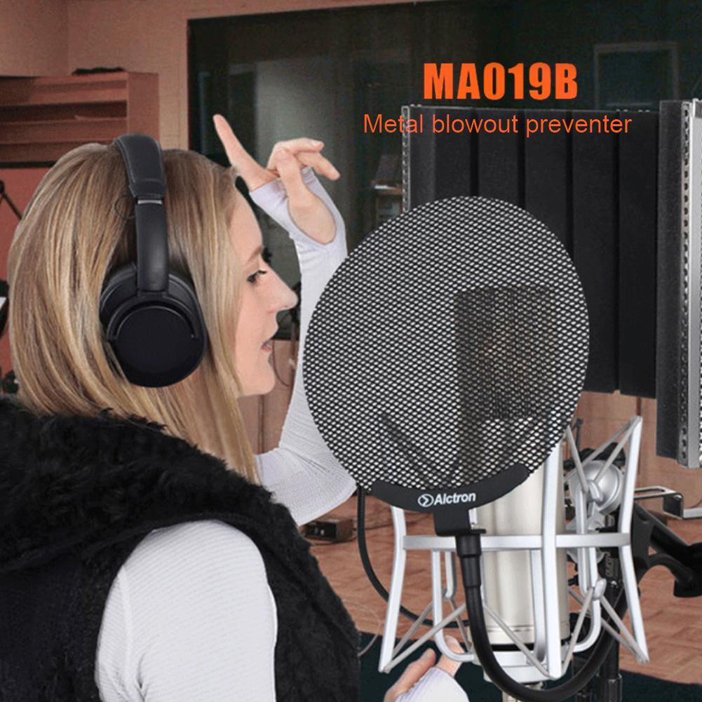 Alctron MA019B Studio Microphone Blowout Prevention Net Recording Mic