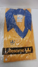 Vintage Litesome Soccer? Jersey Yellow & Blue King of Sportswear, Small