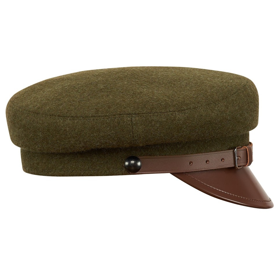 Sterkowski DANUBE MOD 1 Wool Fiddler Cap Peaked Vintage Elegant Mens ...