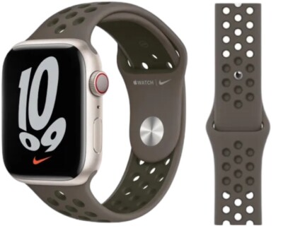 olive nike apple watch band