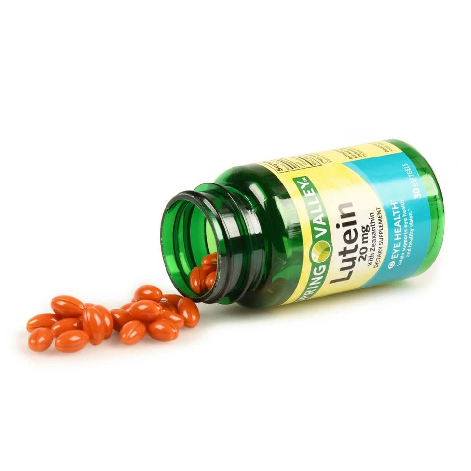 Spring Valley Lutein with Zeaxanthin Softgels, 20 mg, 30 Count. - Image 2 of 4