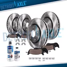 Front Rear Brake Rotors + Ceramic Pad for 2007 2008 2009 2010 2011-15 Mazda CX-9