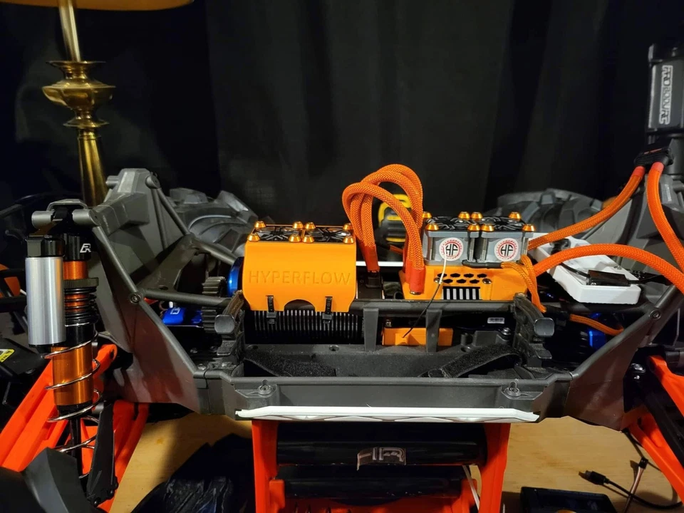 HYPERFLOW FANS DUAL RC COOLING FAN COMPATIBLE WITH TRAXXAS X-MAXX 56MM - Image 2 of 4