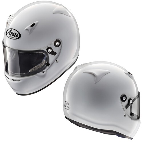 Arai CK-6K youth Junior Kart racing Helmet white SNELL FIA CMR2016 NEW XS-L size - Picture 3 of 5