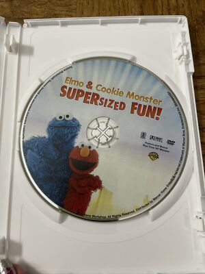 Sesame Street Elmo And Cookie Monster Supersized Fun DVD