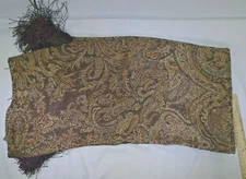 Pashmina Scarf Wrap Shawl Floral Pattern w/ Tassel Fringe