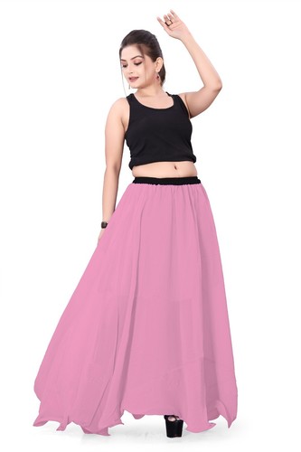 Ballet Dance Wear Half Circle skirt Belly Dance Chiffon Casual Party Wear C13 - Picture 2 of 156