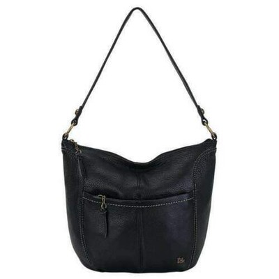 The Sak Leather Iris Large Hobo Shoulder Bag - Black 711640329689 | eBay