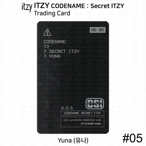 ITZY CSI Code Name Secret ITZY Trading Card Photocard Yeji Lia Ryujin Chaeryeong - Picture 78 of 108