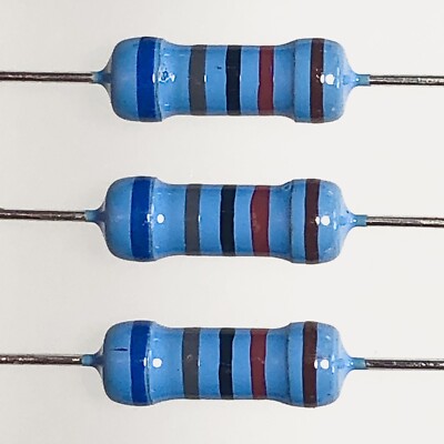 [10x] Metal Film Resistor 68kΩ 1/2W 1% Axial