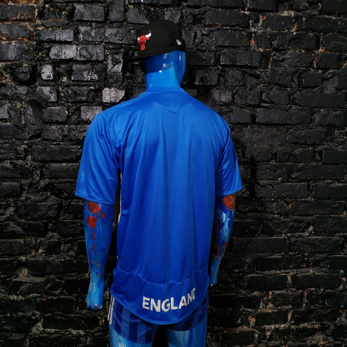 England Team Training Jersey Football Shirt Blue Umbro Polyester