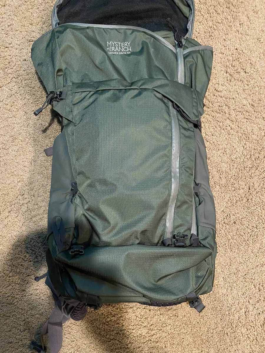 New MYSTERY RANCH HOVER PACK 50L Backpack - Ivy Green - Size Large 16-18