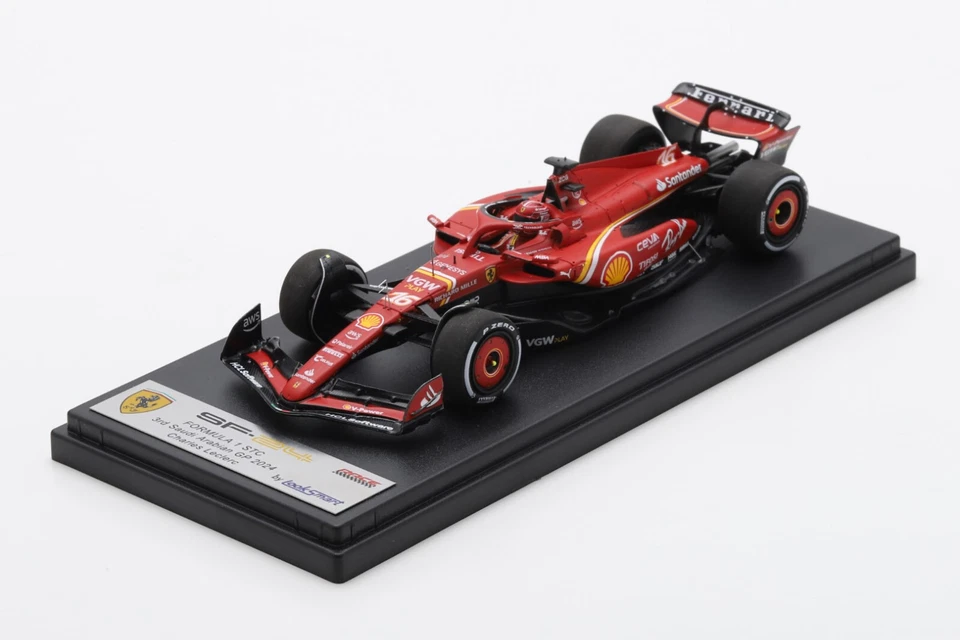 LookSmart Ferrari  - Charles Leclerc - 2024 Saudi Arabia GP 1:43 Car LSF1057 - Image 2 of 3