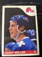 1985-86 O-Pee-Chee Randy Moller Quebec Nordiques #240
