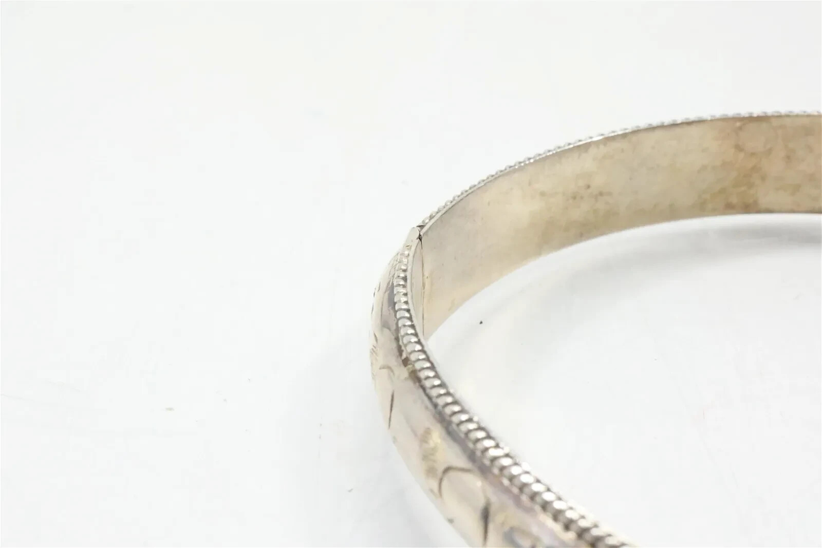 2 Vintage Solid Sterling Silver Bangle Bracelets.… - image 4