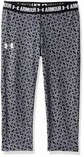 Dziewczęce rajstopy / legginsy Capri z nadrukiem Under Armour długość 3/4
