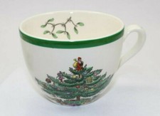 Spode Christmas Tree Coffee Tea Cup England S3324-U 17 Vintage Fine China