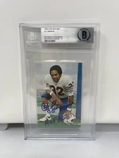 OJ Simpson Signed Inscribed 1976 Hyde Spot Bilt Card Beckett Grade 10 Auto Bills