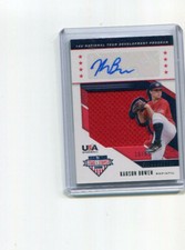 2019 Stars and Stripes 14U Team Silhouettes Karson Bowen Auto Jersey 19/61