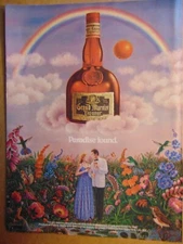 1985 GRAND MARNIER LIQUEUR Paradise Found! vintage art print ad