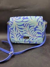 Kate Spade Arbour Hill Avva Printed Seaferns Smooth Leather Crossbody Bag Purse
