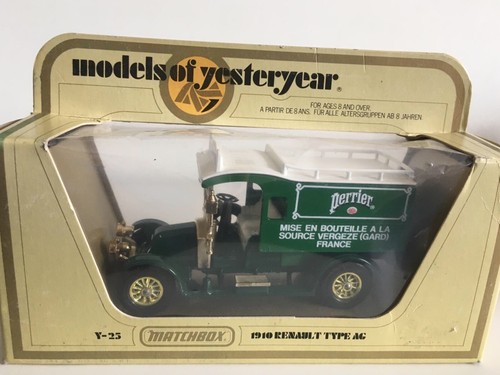 MATCHBOX MODELS OF YESTERYEAR Y- 23 1910 RENAULT TYPE AG - "PERRIER"