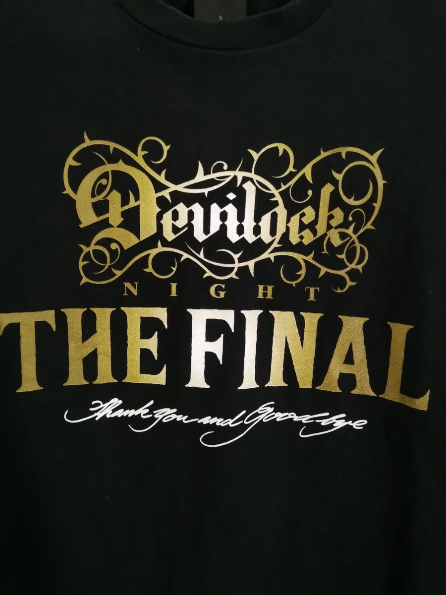 DEVILOCK JAPAN NIGHT THE FINAL 2012 MUSIC FEST T SHIRT S NOT