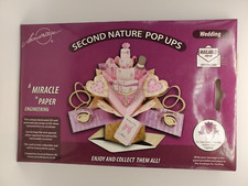 Second Nature of England Pop Up 3D Greeting Card Happy Wedding Day Wishes Toast